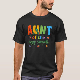T-shirt Tante de la chenille affamée mignonne 1er annivers