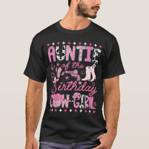 T-shirt Tante de la cowgirl d'anniversaire Nk Rodeo Wester
