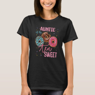 T-shirt Tante De La Douce Dix 10ème Fête D'Anniversaire De