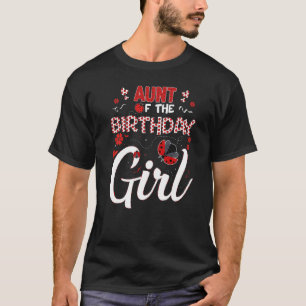 T-shirt Tante De La Famille Fille Anniversaire Corresponda