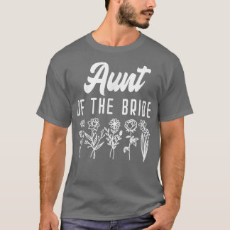 T-shirt Tante de la mariée Bachelorette correspondant du g