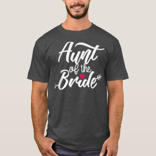 T-shirt Tante de la mariée cœur flèche mariage enterrement