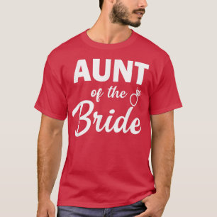 T-shirt Tante de la mariée coordonnant le cortège de maria