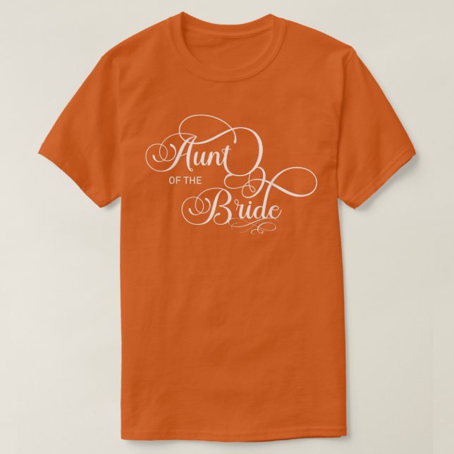T-shirt Tante de la mariée (groupe de mariage)  (Design devant)