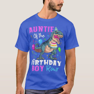 T-shirt Tante De L'Anniversaire Chemise Garçon Tante Dinos