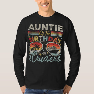 T-shirt Tante de l'anniversaire Cruiser Vacation Hommes LS