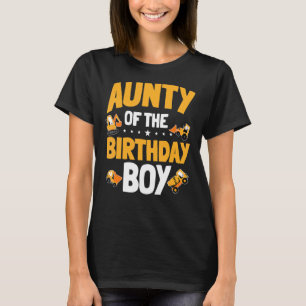 T-shirt Tante De L'Anniversaire Garçon Anniversaire Travai