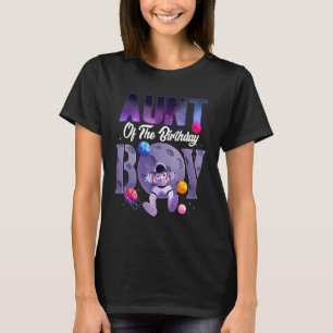 T-shirt Tante De L'Anniversaire Garçon Astronaute Boy Spac