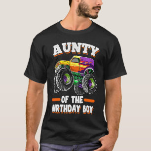 T-shirt Tante De L'Anniversaire Garçon Aunty Monster Camio