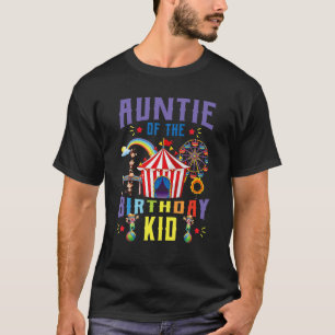 T-shirt Tante De L'Anniversaire Kid Circus Amusement Park 