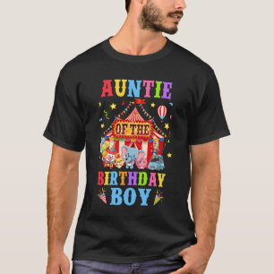 T-shirt Tante De L'Anniversaire Pour Boy Circus Carnival L