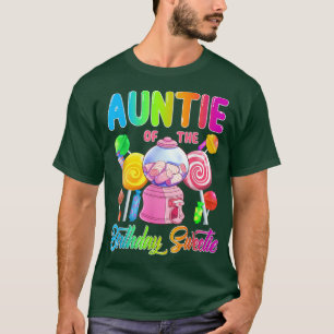 T-shirt Tante de l'Anniversaire Sweetie Candy Girl Matchin