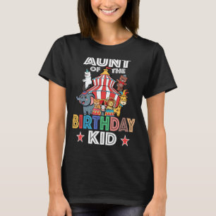 T-shirt Tante De L'Enfant D'Anniversaire Au Carnival Party