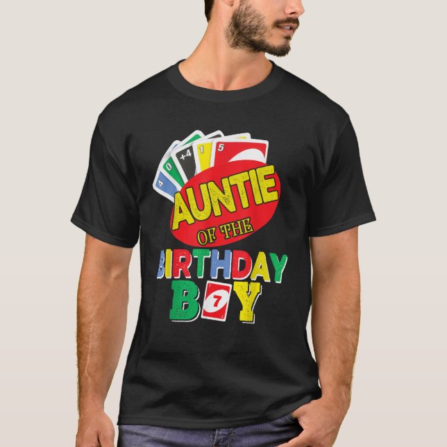 T-shirt Tante De L'Onu Anniversaire Garçon Uno 7e Annivers (Devant)