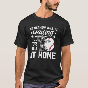 T-shirt Tante de réception de baseball drôle d'un receveur