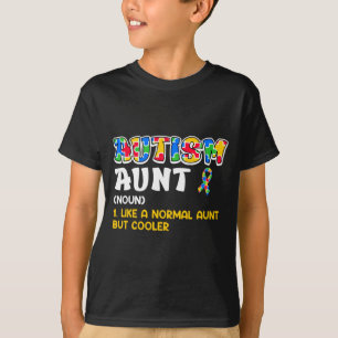 T-shirt Tante de sensibilisation à l'autisme Enfant autist