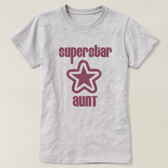 T-shirt Tante de superstar (Design devant)