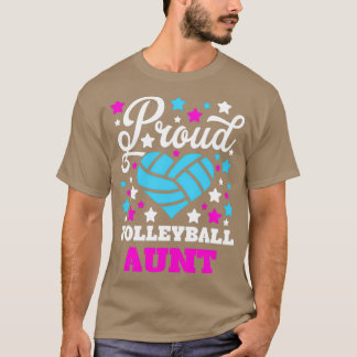T-shirt Tante de volley-ball fière
