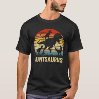 T-shirt Tante Dinosaur Auntsaurus 3 Trois Enfants Noël Noë