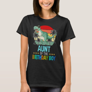 T-shirt Tante Dinosaure De La Famille D'Apparition Du Garç