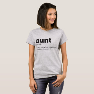 T-shirt tante drôle citation de tante définition