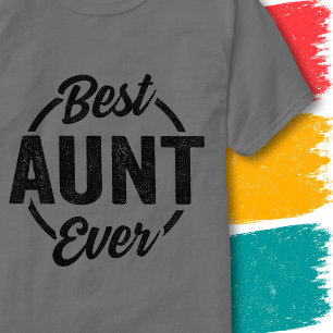 T-shirt Tante drôle Citation Rétro Vintage Meilleure Tante