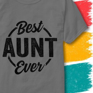 T-shirt Tante drôle Citation Rétro Vintage Meilleure Tante