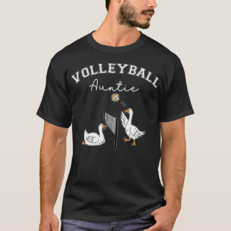 T-shirt Tante drôle Volleyball Oie ridicule Joueur Sports