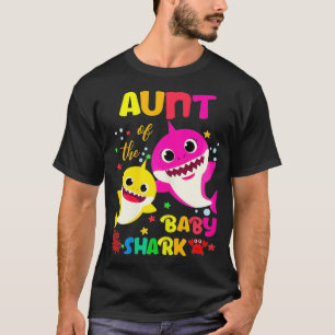 T-shirt Tante Du Bébé Requin Anniversaire Tante Requin _1