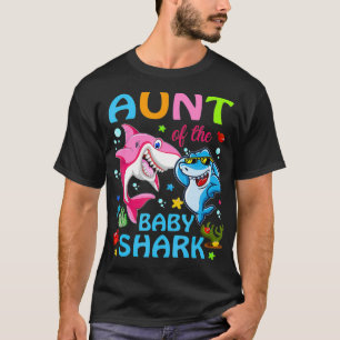 T-shirt Tante Du Bébé Requin Anniversaire Tante Requin J