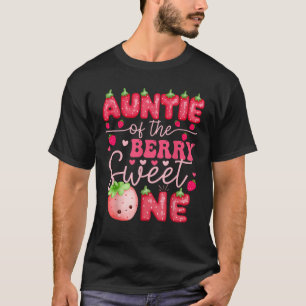 T-shirt Tante Du Berry Sweet One Strawberry 1Er Naissance