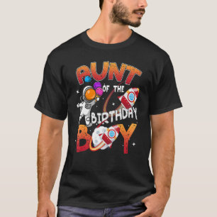 T-shirt Tante Du Garçon D'Anniversaire Joyeux Anniversaire