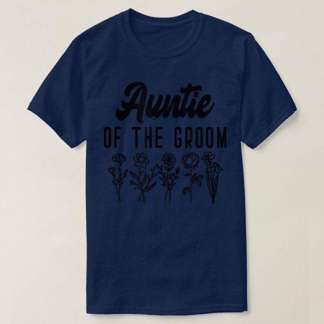 T-shirt Tante Du Groupe GroomBachelorette Correspondant Co (Design devant)