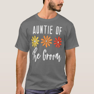 T-shirt Tante du marié groupe de célibataire correspondant