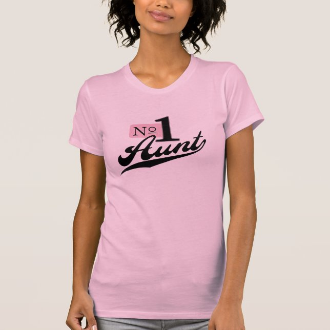 T-shirt Tante du numéro un (Devant)