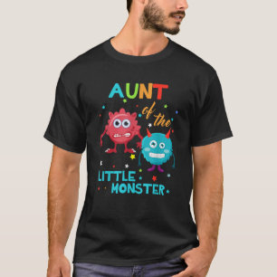 T-shirt Tante Du Petit Monstre Anniversaire Famille Monste