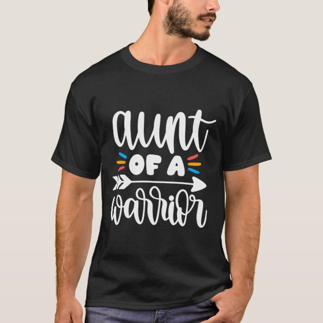 T-shirt Tante D'Une Sensibilisation sur l'autisme De Guerr (Devant)