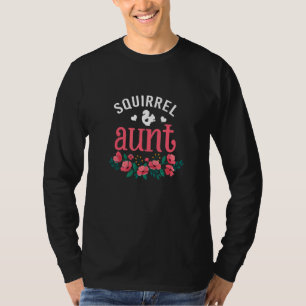 T-shirt Tante Écureuil Femmes Mère Écureuil Animal de Comp