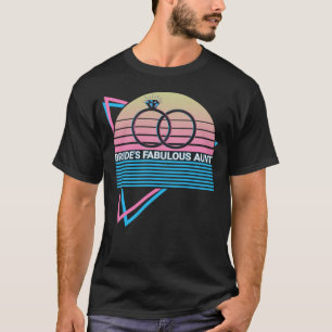 T-shirt Tante Fabuleuse de la Mariée  Mariée Cortège de Ma