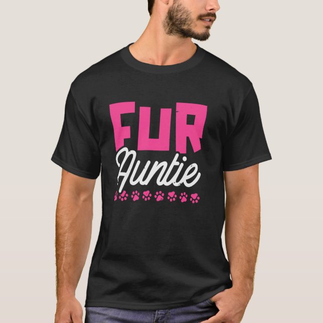 T-shirt Tante Féline Chat Chaton - Propriétaire de l'anima (Devant)