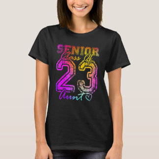 T-shirt Tante fière colorée Cœur mignon Diplômé Senior 202