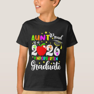 T-shirt Tante fière de mères diplômées de maternelle 2026P