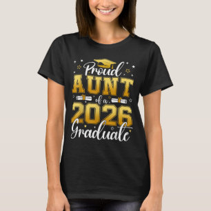 T-shirt Tante fière d'un(e) finissant(e) de la promotion 2
