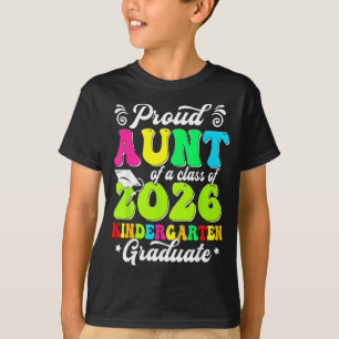 T-shirt Tante fière d'une promotion de 2026 diplômée senio