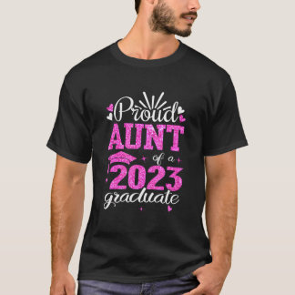 T-shirt Tante fière d'une promotion de diplômé senior de 2