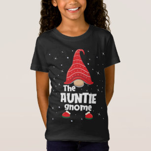 T-Shirt Tante Gnome Famille Correspondance Noël Drôle Cade