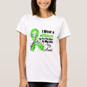 T-shirt Tante Hero dans mon ruban de lymphome de la vie