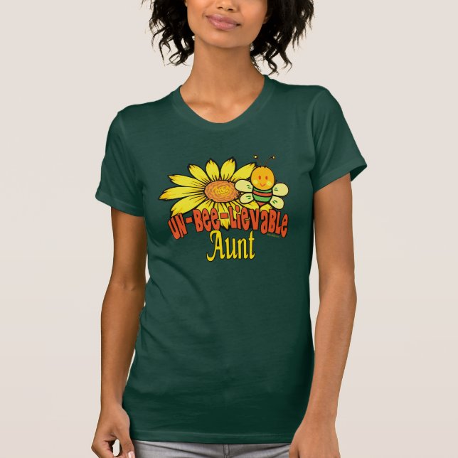 T-shirt Tante incroyable de bourdon (Devant)