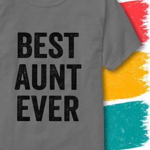 T-shirt Tante Incroyable Rétro Vintage Graphique Meilleure