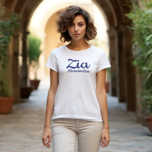 T-shirt Tante italienne Zia